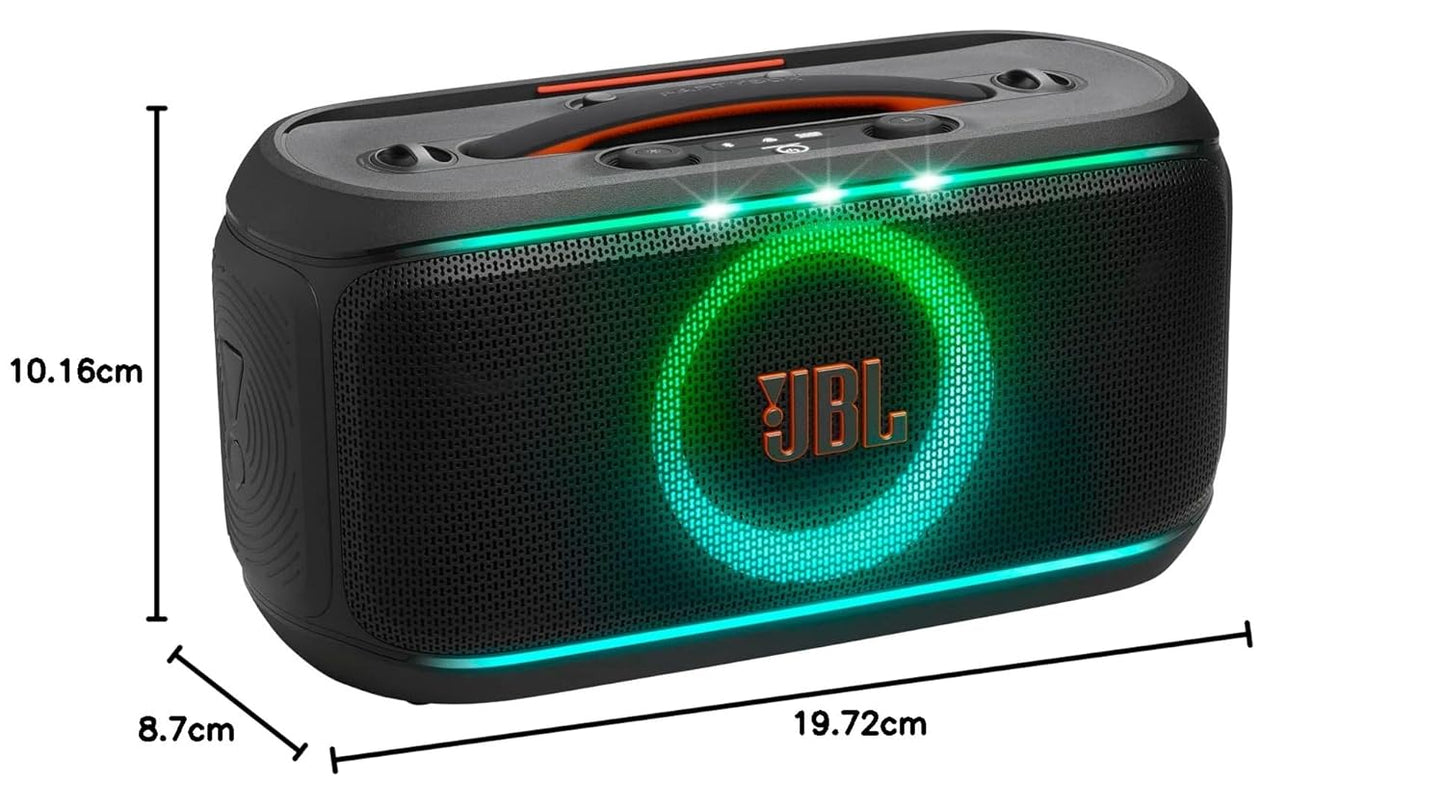 JBL PartyBox On-The-Go 2 - Wireless Karaoke Portable Bluetooth Speaker