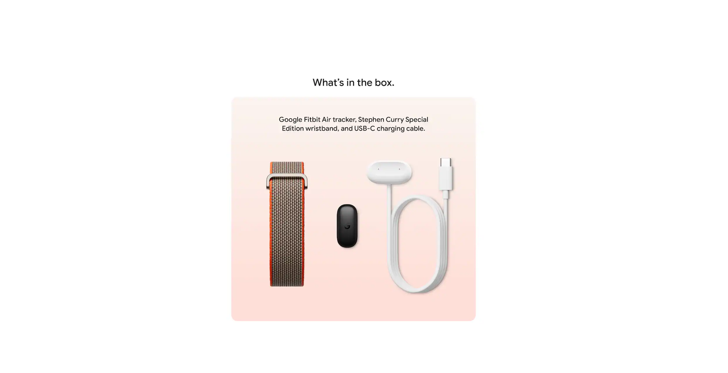 Google Fitbit Air – Smart Health Tracker Stephen Curry Special Edition