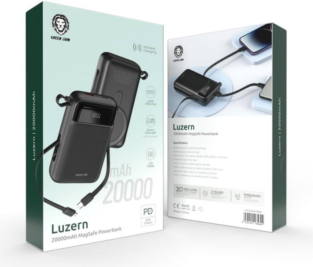 Green Lion Luzern 20000mAh MagSafe Power Bank