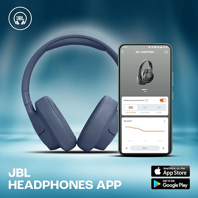 JBL TUNE 770NC Wireless Over-Ear Headphones