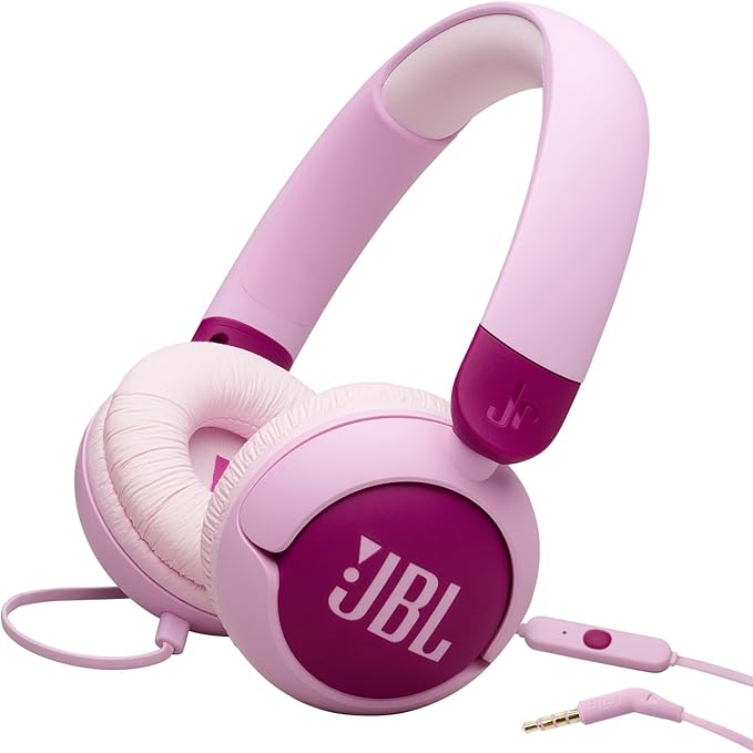 JBL Junior 320 Wired Over-Ear Headphones for Children with Built-in Microphone