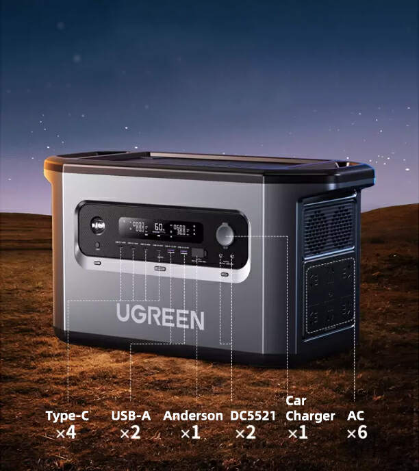 UGreen PowerRoam PD 2300W Portable Power Station GS2200