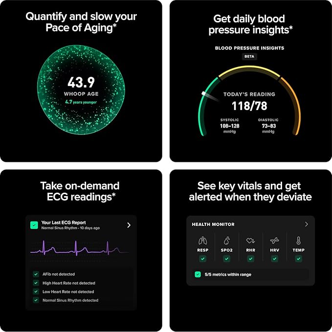 WHOOP Life MG – Health and Fitness Tracker