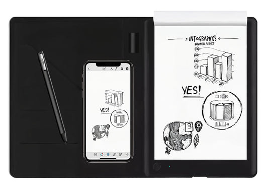 iNote SmartPad – Smart Digital Notepad for Syncing Handwritten Notes to Phone & Computer